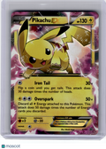 2015 Pokemon—Pikachu EX #XY84 XY—Black Star Promo Holo [Heavily Played]