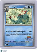2025 Pokemon—Feraligatr #213 Scarlet & Violet—Black Star Promo Holo [LP]