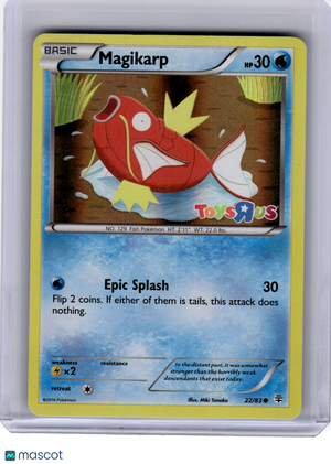 2016 Pokemon—Magikarp #22 Miscellaneous Cards & Products—Rare Holo [Damage]