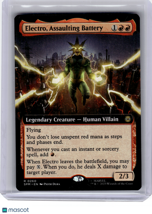 2025 Magic: The Gathering—Electro #0260 SPM—Rare Non-Foil [LP] (Extended Art)
