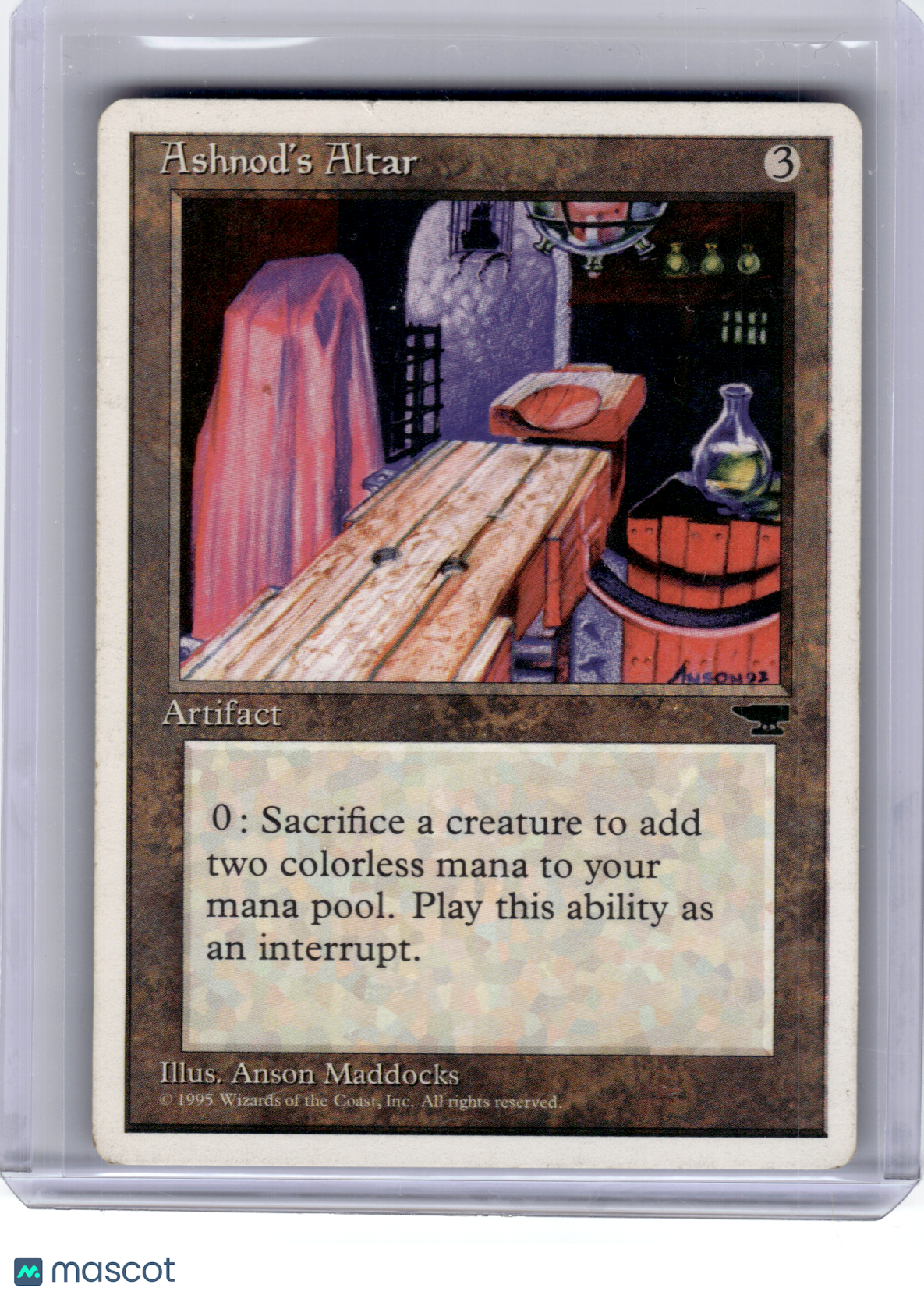 1995 Magic: The Gathering—Ashnod's Altar Chronicles—Common [Heavily Played]