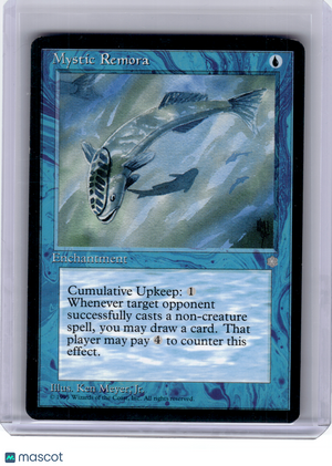 1995 Magic: The Gathering—Mystic Remora #87 Ice Age—Common [Moderately Played]