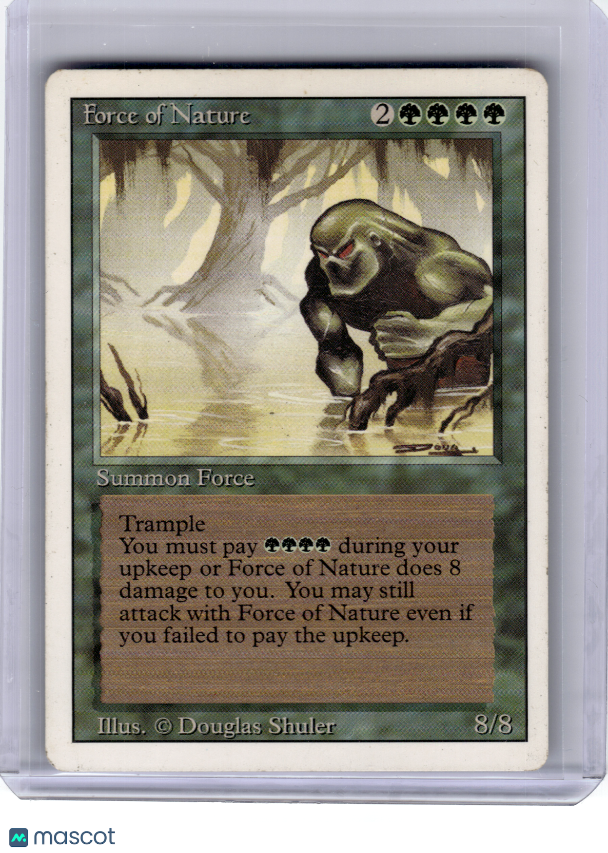 1994 Magic: The Gathering—Force of Nature Unlimited Edition—R [Heavily Played]