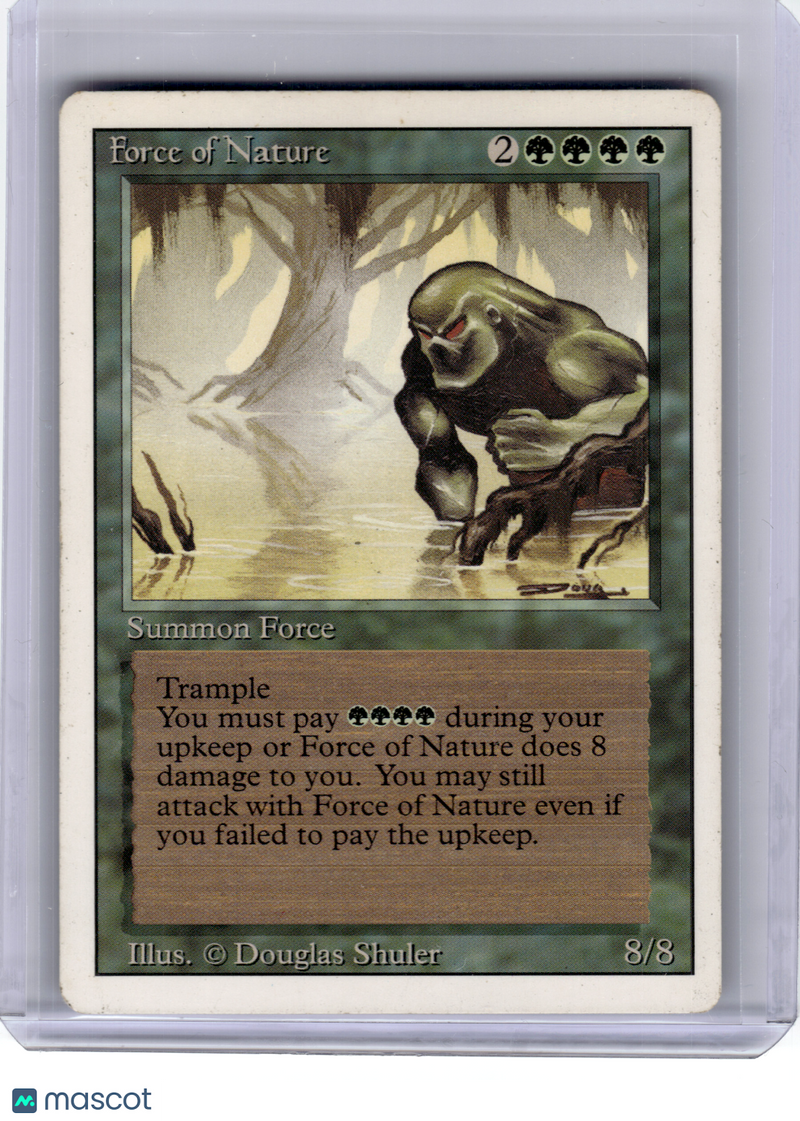 1994 Magic: The Gathering—Force of Nature Unlimited Edition—R [Heavily Played]