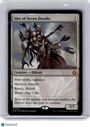 2024 Magic: The Gathering—Sire of Seven Deaths Lorwyn Eclipsed—Mythic