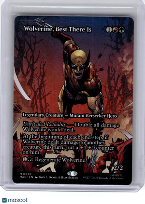 2025 MagicTG—Wolverine, Best There Is #97 MAR—Mythic Non-Foil (Boarderless)