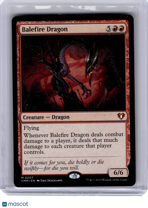 2023 Magic: The Gathering—Balefire Dragon #207 Commander Masters—Mythic