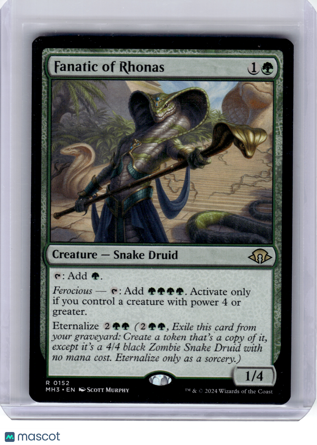 2024 Magic: The Gathering—Fanatic of Rhonas #152 Modern Horizons 3—Rare