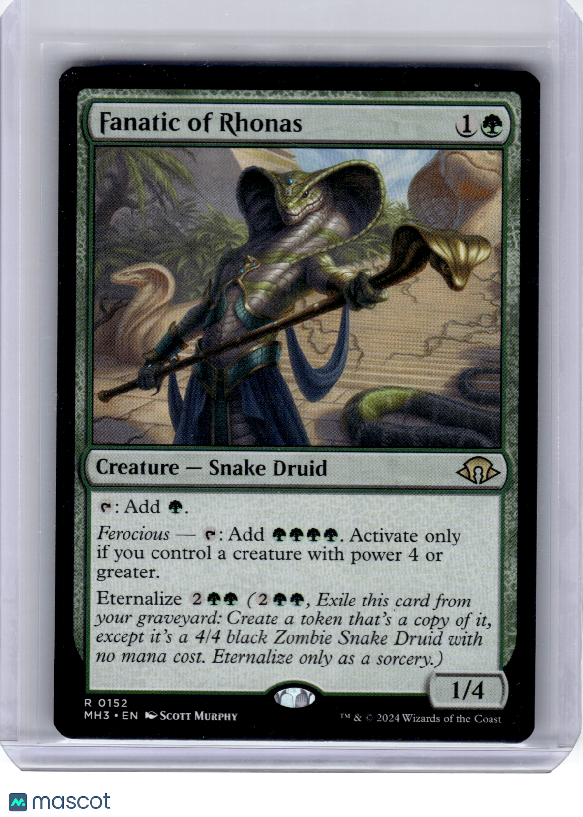 2024 Magic: The Gathering—Fanatic of Rhonas #152 Modern Horizons 3—Rare