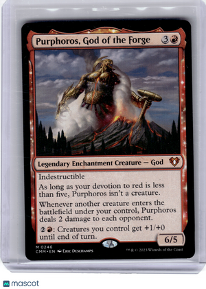 2023 Magic: The Gathering—Purphoros, God of the Forge #246 Commander Masters—M