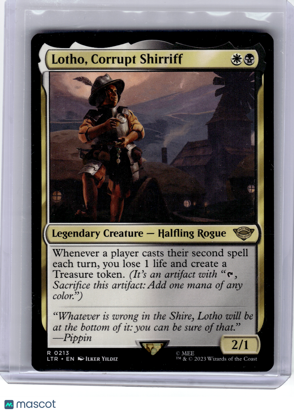 2023 Magic: The Gathering—Lotho, Corrupt Shirriff #213 LTR—Rare