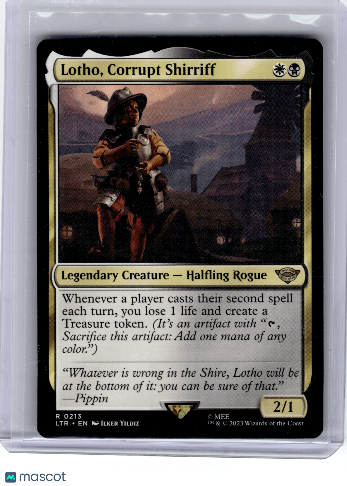 2023 Magic: The Gathering—Lotho, Corrupt Shirriff #213 LTR—Rare