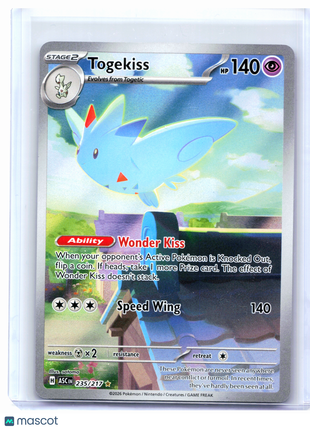 2026 Pokemon—Togekiss #235/217 Ascended Heroes—Illustration Rare Holo