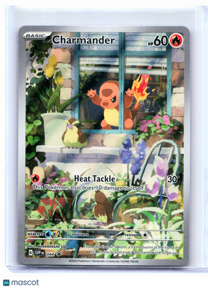 2023 Pokemon—Charmander #044 Scarlet & Violet Promo—Black Star Promo Holo [LP]