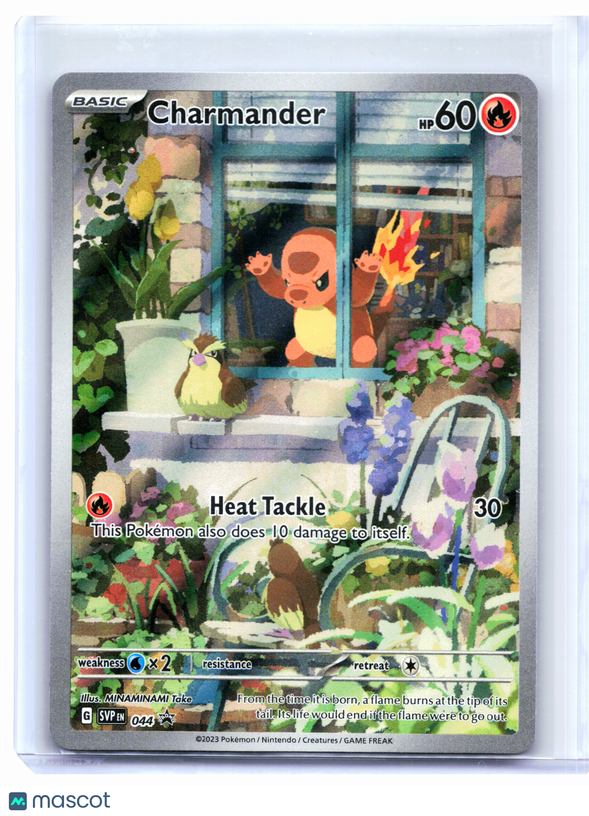 2023 Pokemon—Charmander #044 Scarlet & Violet Promo—Black Star Promo Holo [LP]