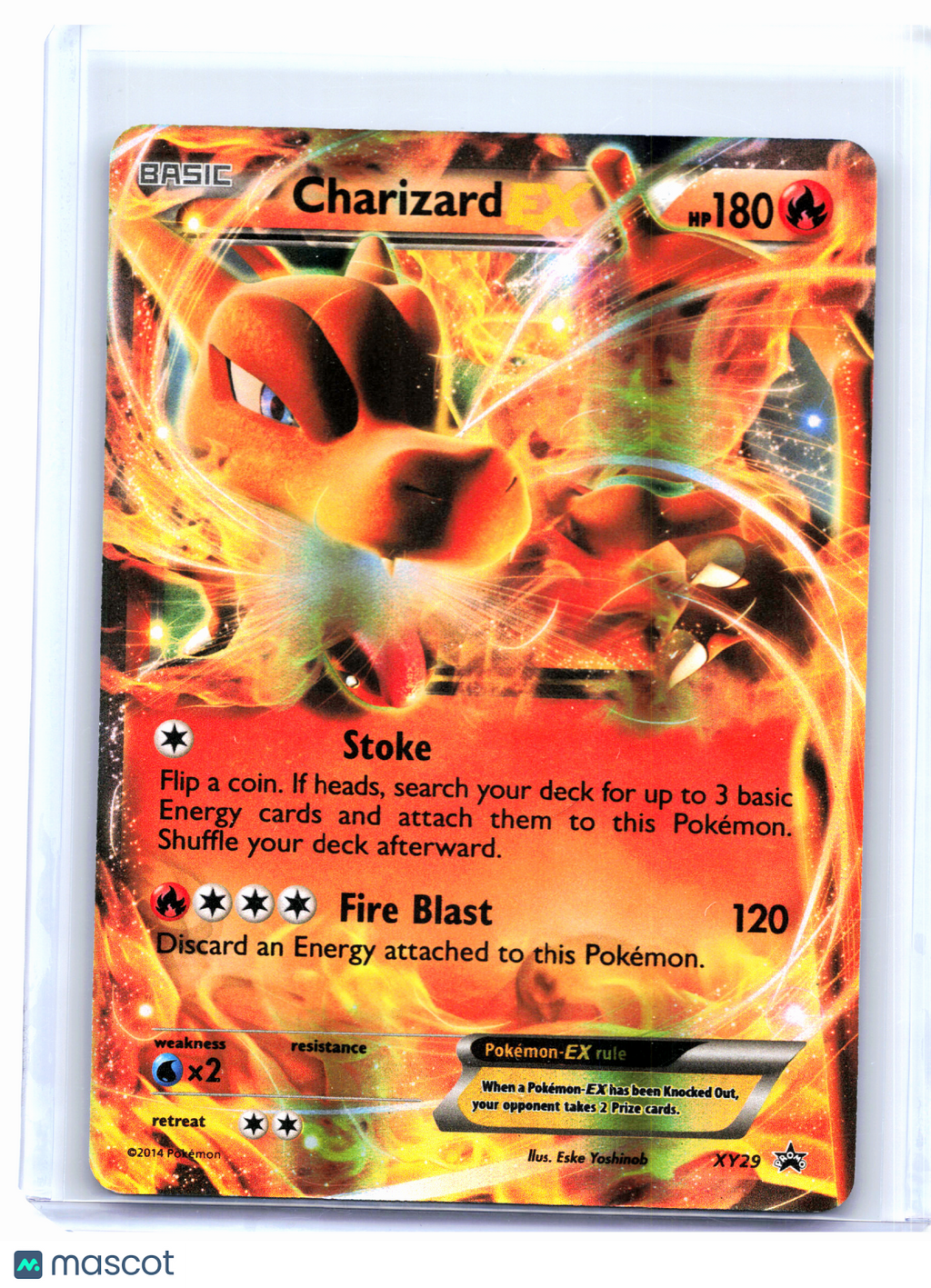 2014 Pokemon—Charizard EX #XY29 XY Promos—Black Star Promo Holo [Lightly Played]