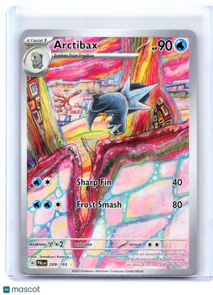 2023 Pokemon—Arctibax #209/193 Paldea Evolved—Illustration Rare Holo [LP]