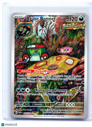 2023 Pokemon—Brute Bonnet #207/182 Paradox Rift—Illustration Rare Holo [LP]