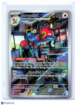 2023 Pokemon—Porygon-Z #214/182 Paradox Rift—Illustration Rare Holo [MP]