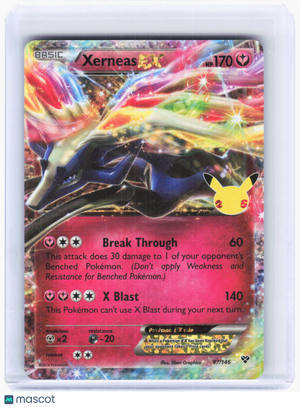 2021 Pokemon—Xerneas EX #97/146 Celebrations: Classic Collection—Foil (LP)