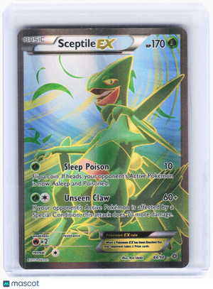 2015 Pokemon—Sceptile EX (Full Art) #84/98 Ancient Origins—Ultra Rare Foil (DMG)