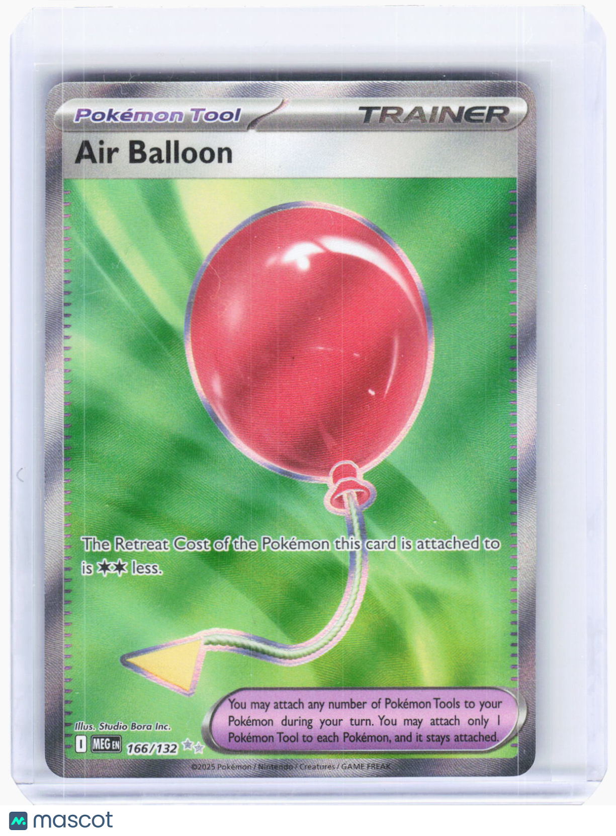 2025 Pokemon—Air Balloon #166/132 Mega Evolution—Ultra Rare Foil