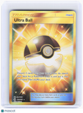 2017 Pokemon—Ultra Ball #161/149 Sun & Moon Base Set—Secret Rare Gold (LP)