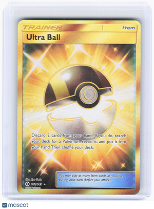 2017 Pokemon—Ultra Ball #161/149 Sun & Moon Base Set—Secret Rare Gold (LP)
