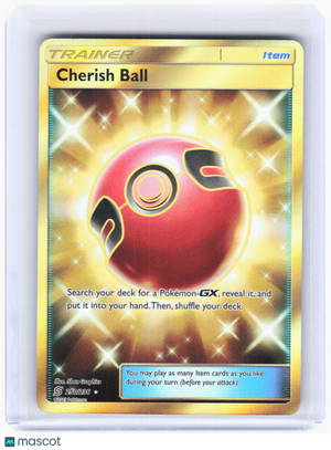 2019 Pokemon—Cherish Ball (Secret) #250/236 Unified Minds—Secret Rare Gold
