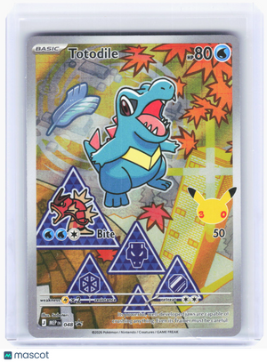 2026 Pokemon—Totodile #MEP EN 048 Mega Evolution Promo Cards—BSP Foil