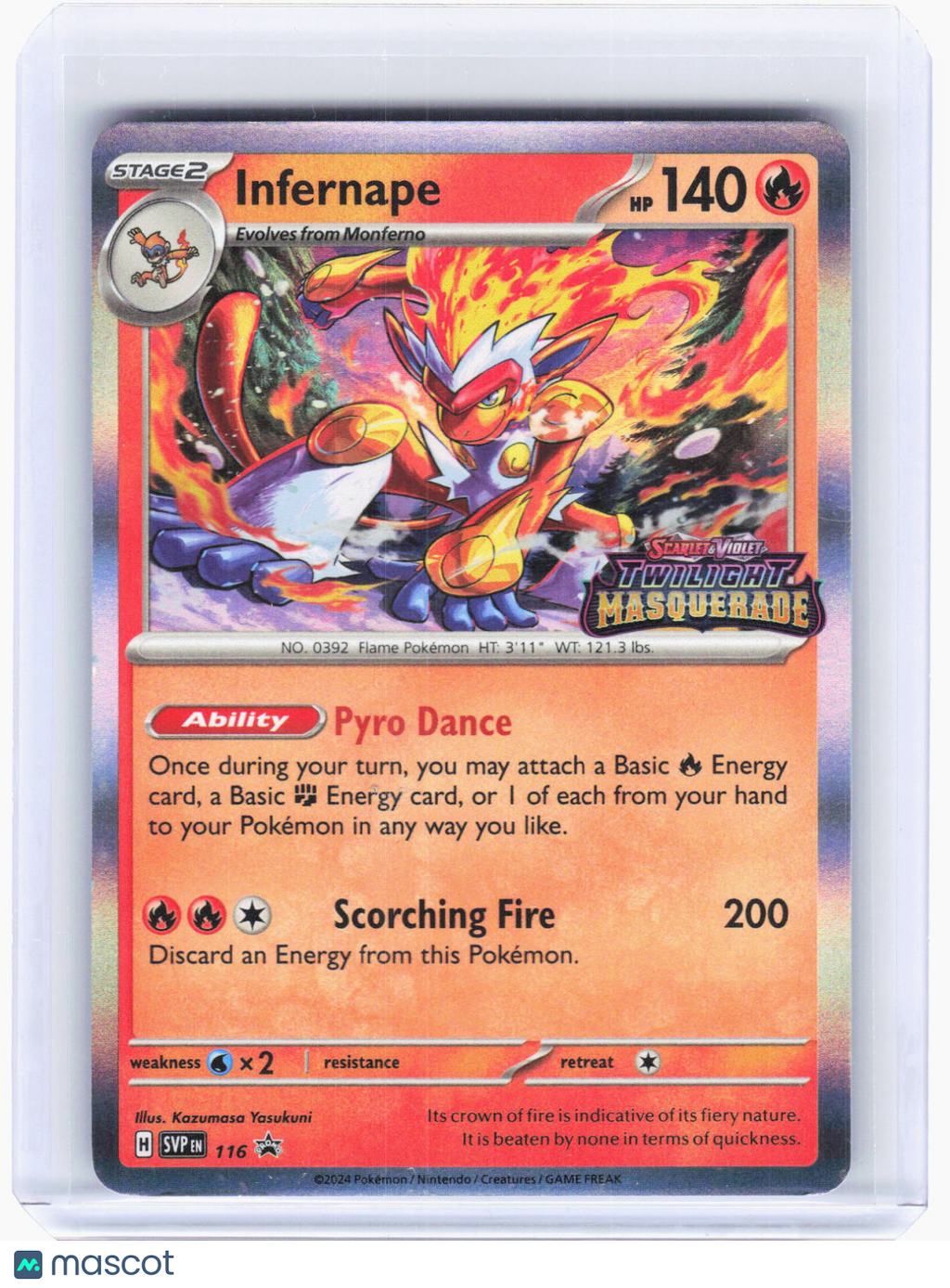 2024 Pokemon—Infernape #SVP EN 116 Scarlet & Violet Promo Cards—BSP Foil