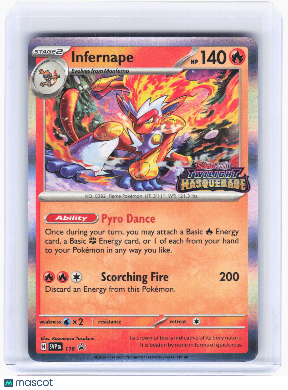 2024 Pokemon—Infernape #SVP EN 116 Scarlet & Violet Promo Cards—BSP Foil