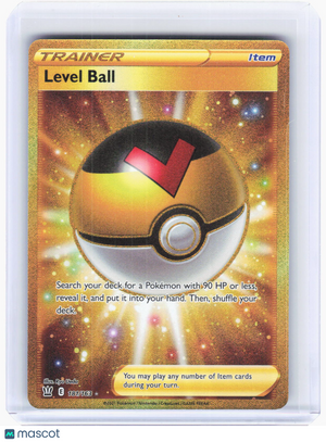2021 Pokemon—Level Ball (Secret) #181/163 Battle Styles—Secret Rare Gold