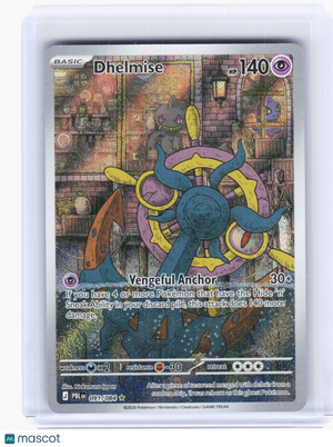 2026 Pokemon—Dhelmise #91/84 Pitch Black—Illustration Rare Foil