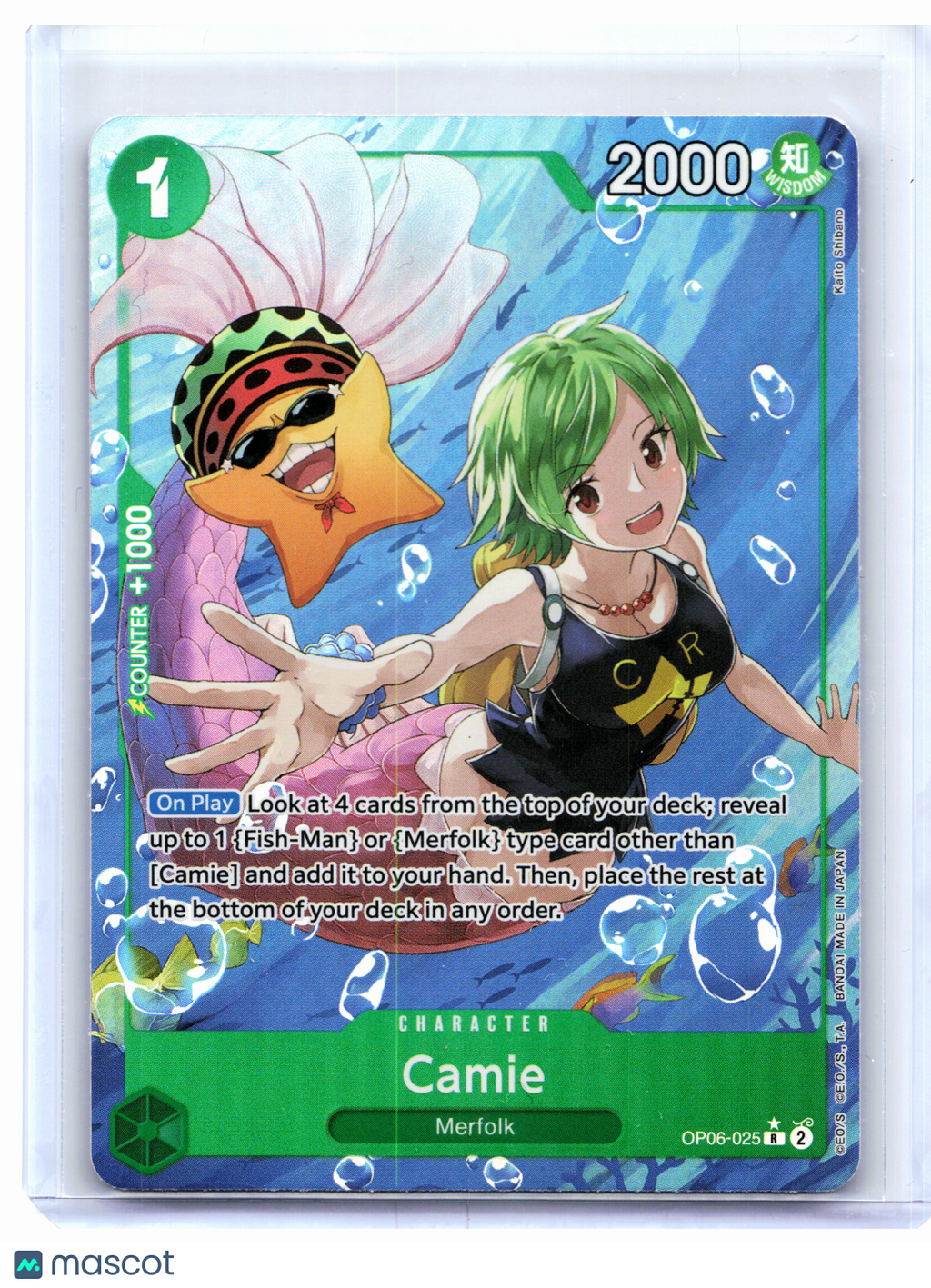 2024 One Piece—Camie (Alternate Art) #OP06-025 Wings of the Captain—Rare Foil