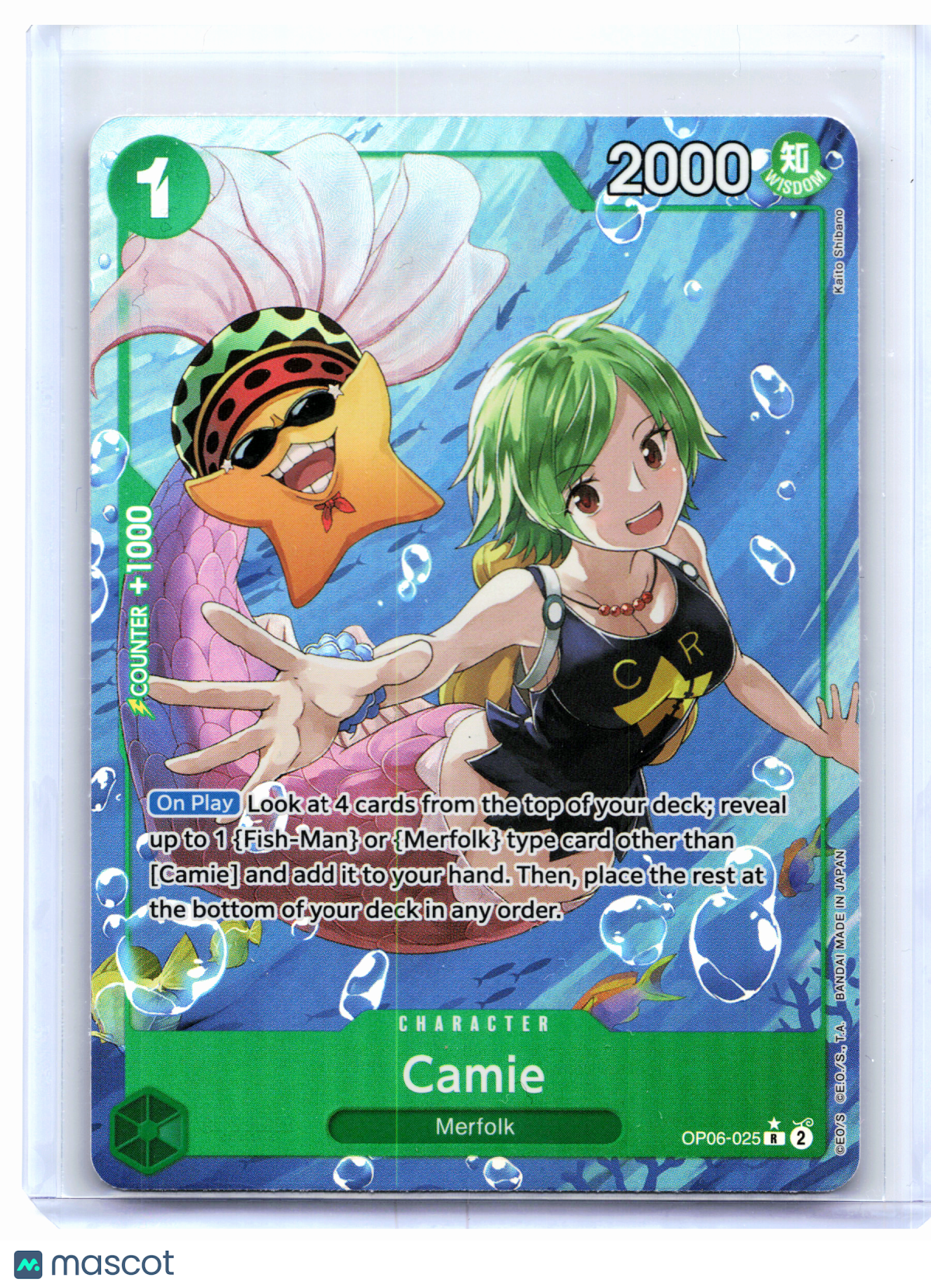2024 One Piece—Camie (Alternate Art) #OP06-025 Wings of the Captain—Rare Foil