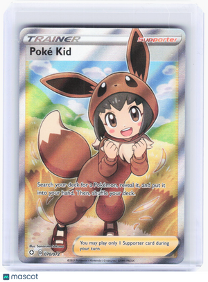 2021 Pokemon—Poke Kid (Full Art) #70/72 Shining Fates—Ultra Rare Foil