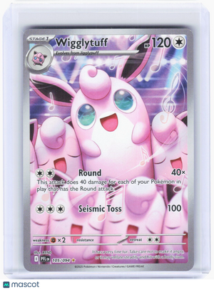 2025 Pokemon—Wigglytuff #105/94 Phantasmal Flames—Illustration Rare Foil