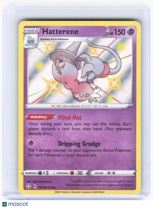 2021 Pokemon—Hatterene #SV056/SV122 Shining Fates: Shiny Vault—SHR Foil (LP)