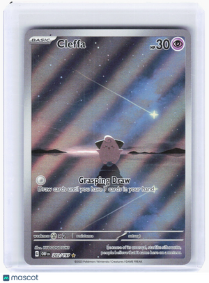 2023 Pokemon—Cleffa #202/197 Obsidian Flames—IR Foil (Lightly Played)