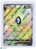 2021 Pokemon—Celebi V (Full Art) #160/198 Chilling Reign—Ultra Rare Foil (LP)