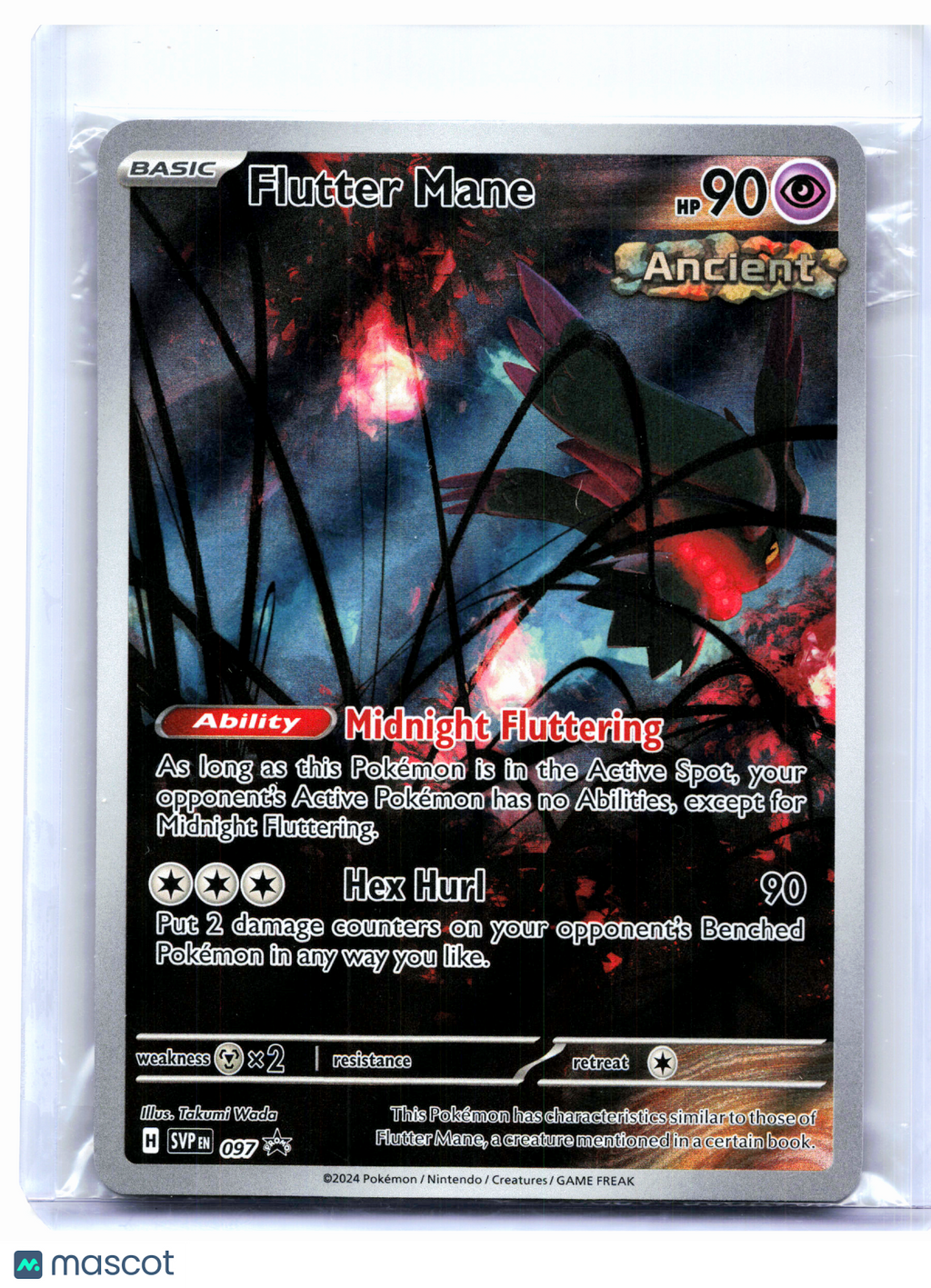 2024 Pokemon—Flutter Mane #097 SVP—Black Star Promo Holo [Sealed]