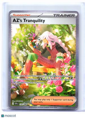 2026 Pokemon—AZ's Tranquility #120/086 Chaos Rising—SIR Holo