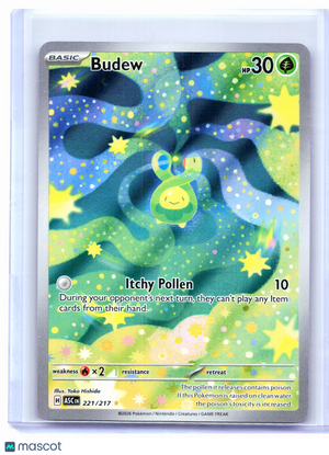 2026 Pokemon—Budew #221/217 Ascended Heroes—Illustration Rare Holo