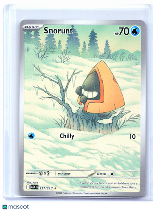 2026 Pokemon—Snorunt #227/217 Ascended Heroes—Illustration Rare Holo