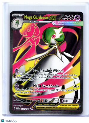 2025 Pokemon—Mega Gardevoir ex #159/132 Mega Evolution Base Set—Ultra Rare [LP]