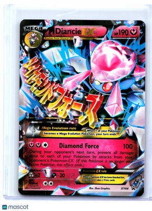 2015 Pokemon—M Diancie EX #XY44 XY Promos—Black Star Promo Holo [Heavily Played]