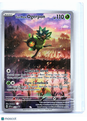 2024 Pokemon—Teal Mask Ogerpon #123 SVP—Black Star Promo Holo [Sealed]