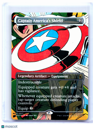 2026 Magic: TG—Captain America's Shield (Borderless) #0317 MSH—Rare Foil