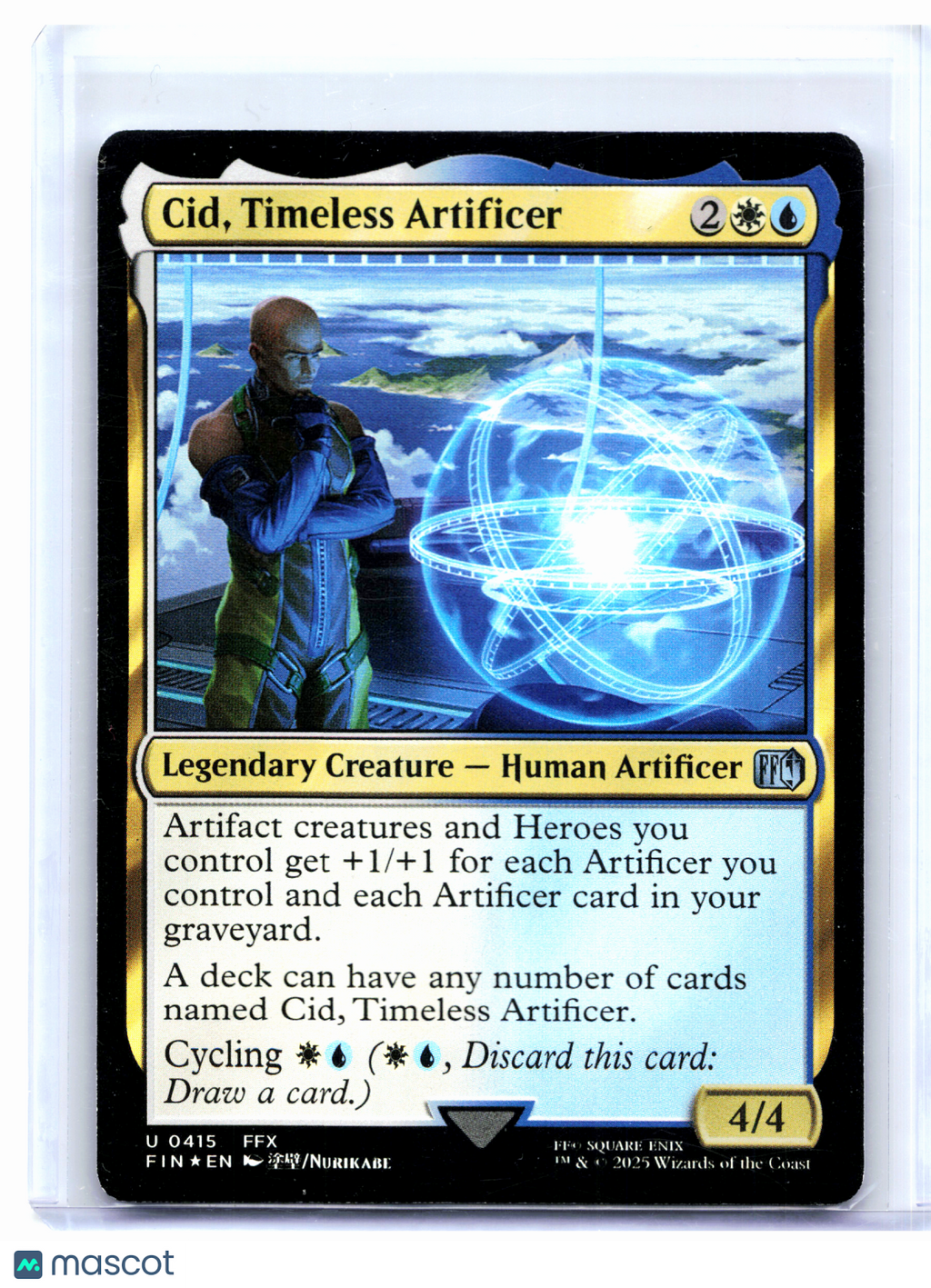 2025 Magic: TG—Cid, Timeless Artificer #0415 FINAL FANTASY—Uncommon Foil